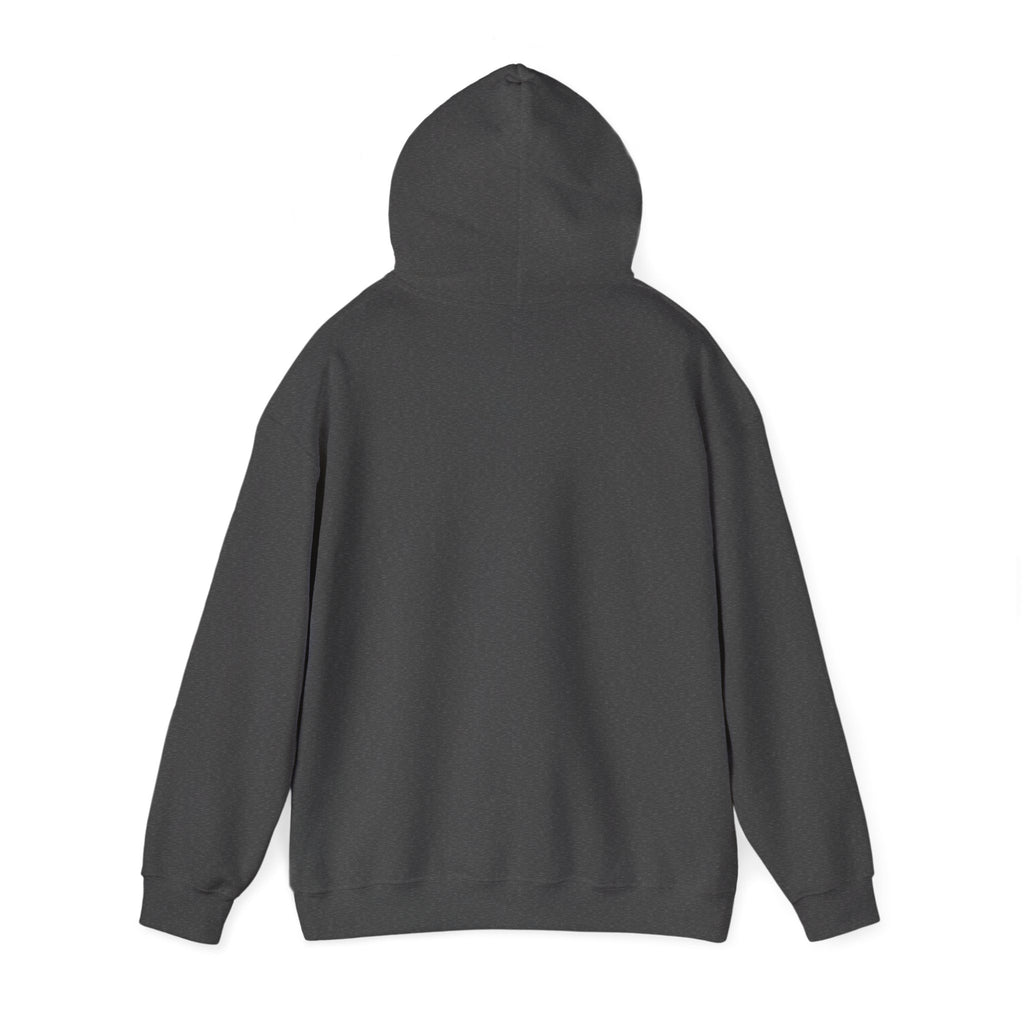 Minimal Face Print Hoodie — Small Center Portrait Graphic