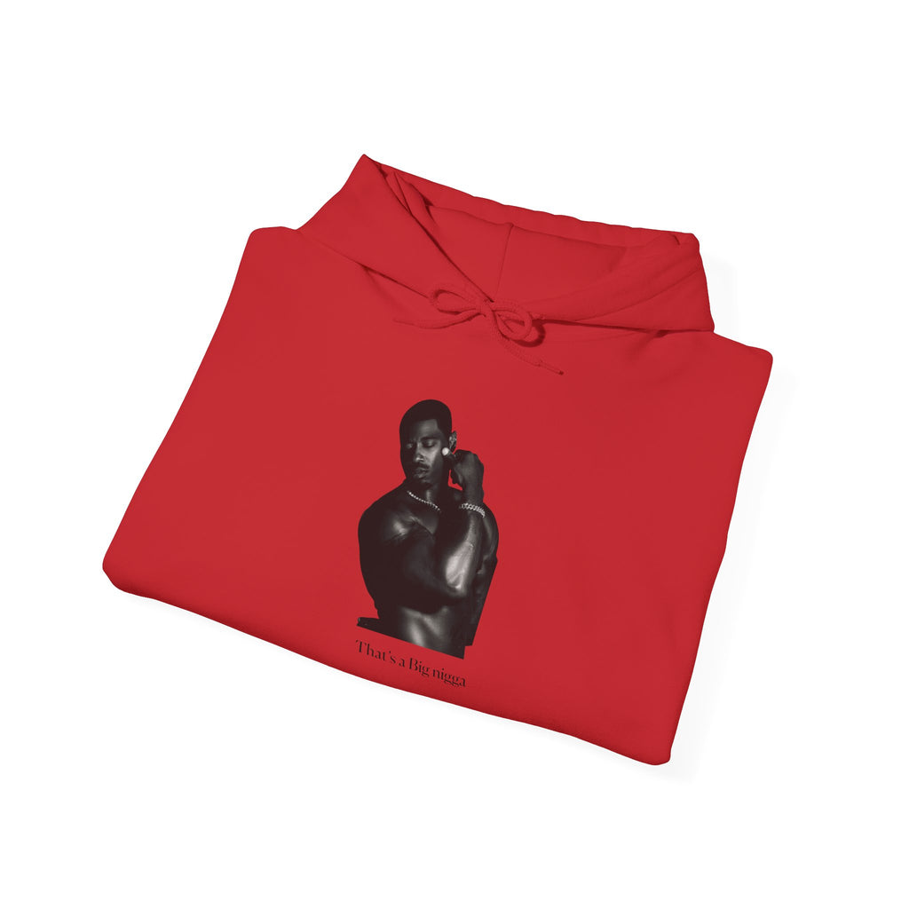 Minimal Black Portrait Hoodie — “I Love You, Mom” Graphic