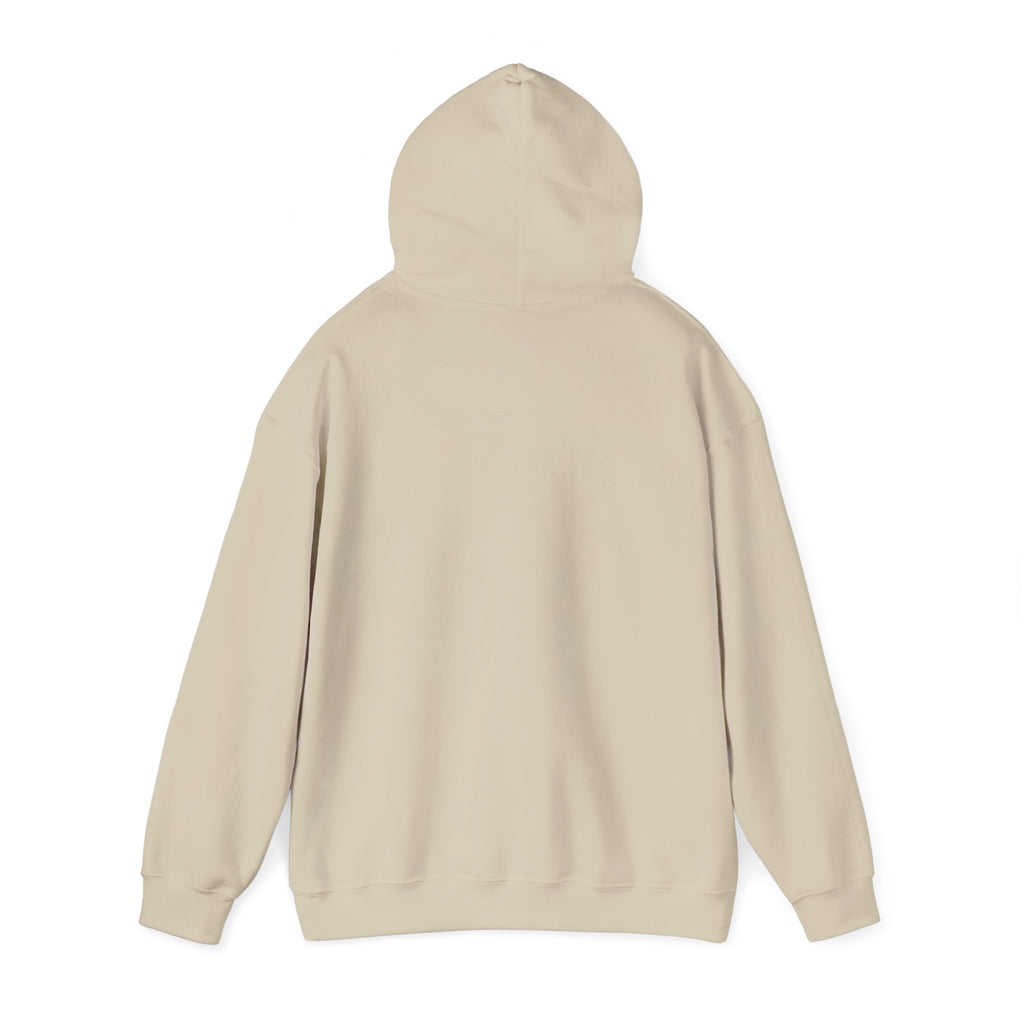 Minimal Face Print Hoodie — Small Center Portrait Graphic