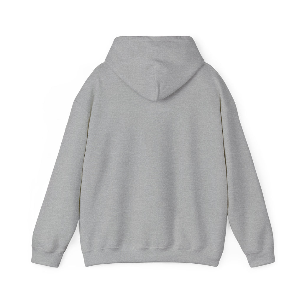 Minimal Face Print Hoodie — Small Center Portrait Graphic