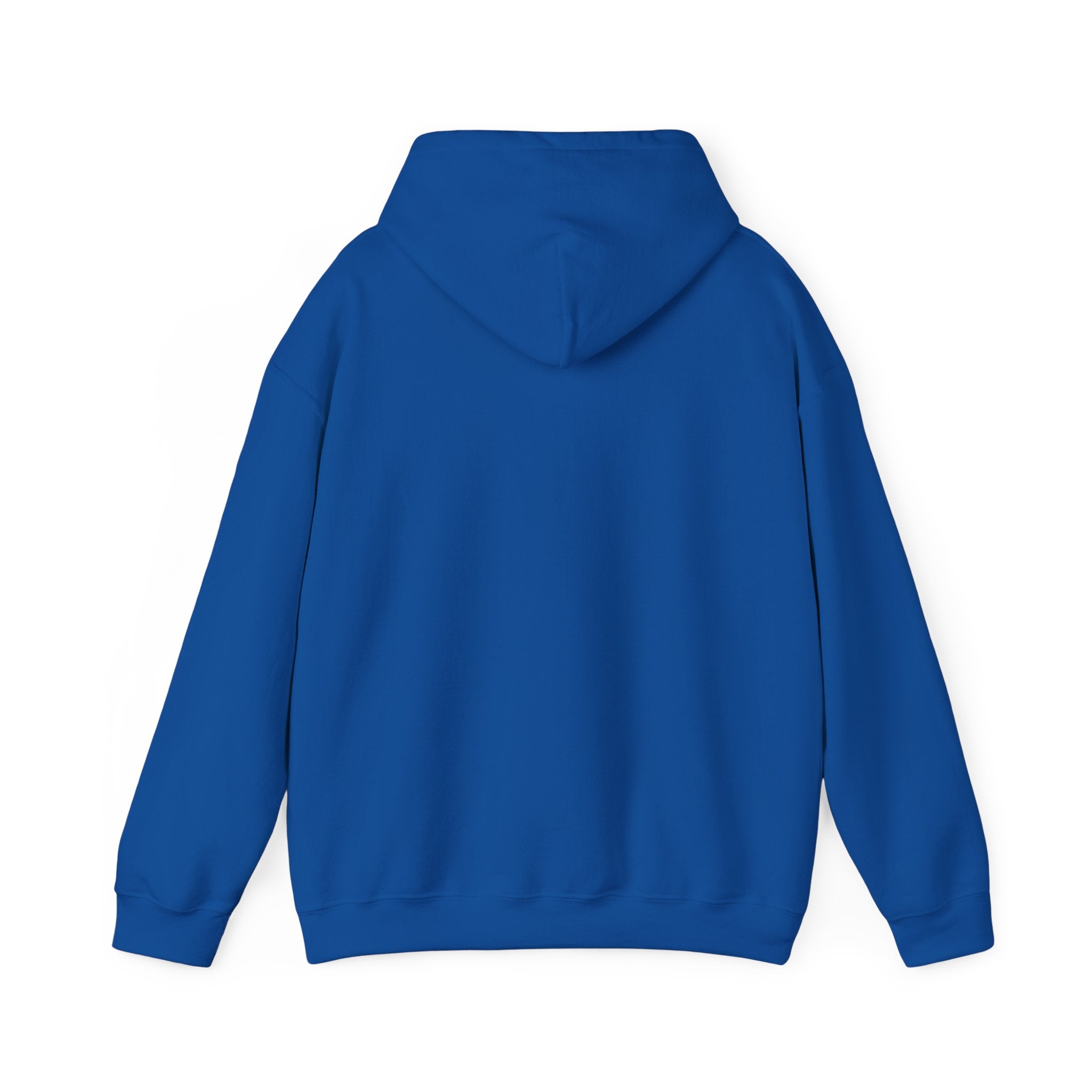 Minimal Face Print Hoodie — Small Center Portrait Graphic