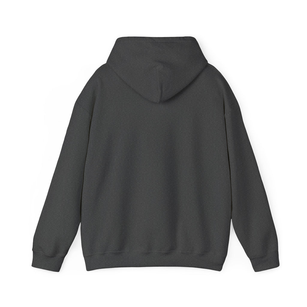 Minimal Face Print Hoodie — Small Center Portrait Graphic