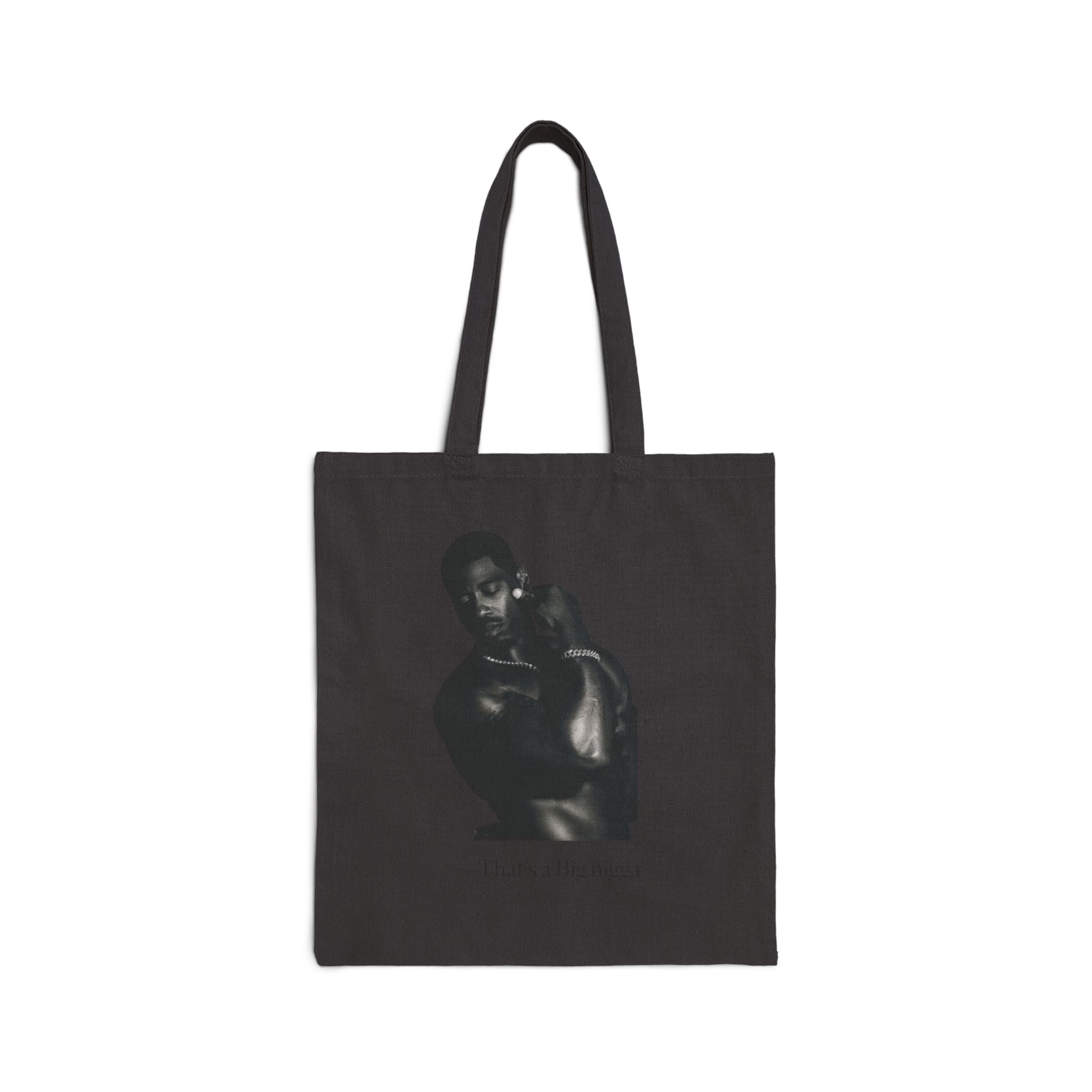 Tote Bag — "That's a Big Papa" Vintage Black Mother & Child Canvas Tote