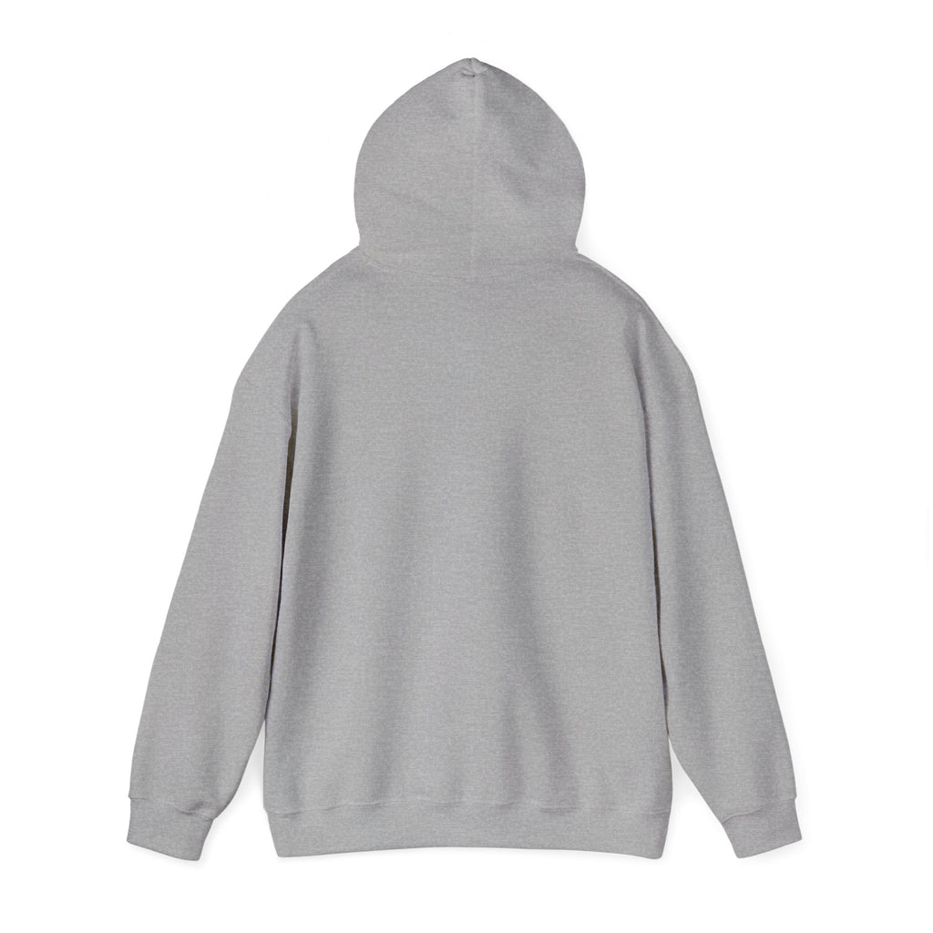 Minimal Face Print Hoodie — Small Center Portrait Graphic