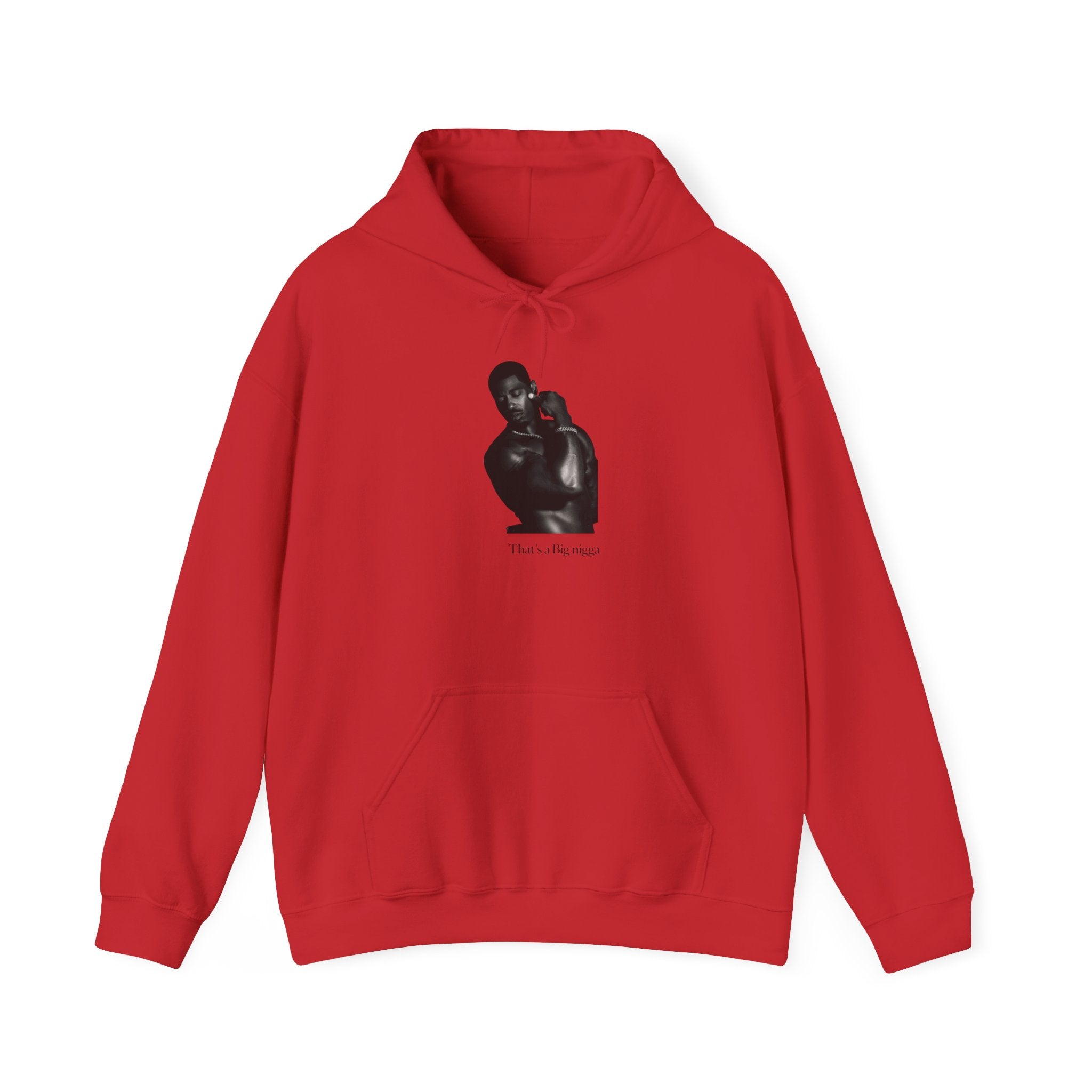 Minimal Black Portrait Hoodie — “I Love You, Mom” Graphic