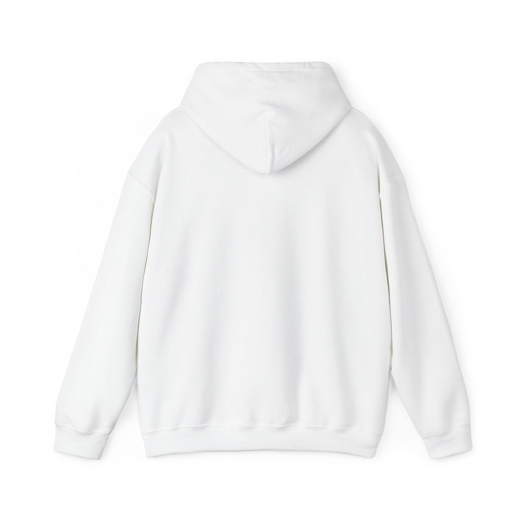 Minimal Face Print Hoodie — Small Center Portrait Graphic