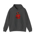 Hoodie — Vintage Red Fedora Portrait Graphic Hoodie