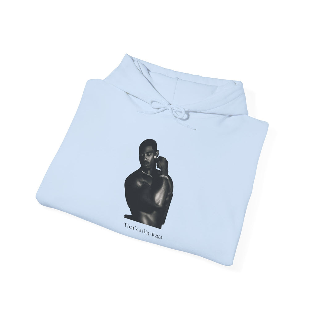 Minimal Black Portrait Hoodie — “I Love You, Mom” Graphic